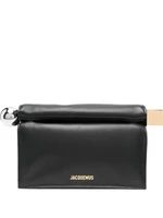 Клатч The Rond Carré JACQUEMUS, черный 25890983