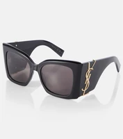 Большие солнцезащитные очки SL M119 Blaze Saint Laurent, черный 2109923