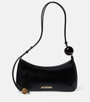 Кожаная сумка через плечо Le Bisou Perle Jacquemus, черный 2085009