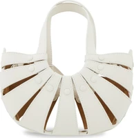 Сумка Bottega Veneta The Shell Bag White/Frost/Gold, белый 1127670