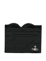 Кардхолдер с тиснением в виде эмблемы orb Vivienne Westwood, черный 35374487