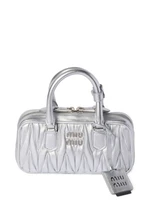 Miu Miu мини-сумка Arcadie, серебристый 22138288