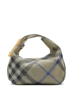 Мини-сумка Burberry Peg в клетку, зеленый 15827837