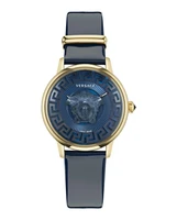 Часы женские Versace, цвет blue/ip yellow gold/blue 23583548