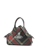 Мини-сумка через плечо Yasmin в клетку тартан Vivienne Westwood, зеленый 25695461