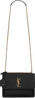 Сумка Saint Laurent Sunset Medium Chain Bag Black, черный 1127302