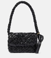 Kalimero città маленькая кожаная сумка через плечо Bottega Veneta, черный 6951575