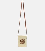 Сумка-ведро Paula's Ibiza Anagram Loewe, бежевый 2089375