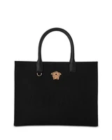 Холщовая большая сумка La Medusa Versace, цвет Black 6809365