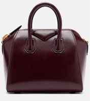 Мини-сумка-тоут Antigona из кожи Givenchy, бордовый 25625323