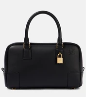 Кожаная сумка-тоут Amazona 23 Loewe, черный 25641268