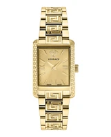 Часы Versace Tonneau, золотые 23588401