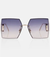 Солнцезащитные очки 30Montaigne S7U в квадратной оправе Dior Eyewear, золотой 2075819