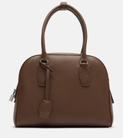 Индийская кожаная сумка-тоут малая 10 The Row, Dark Olive Ans 25639782