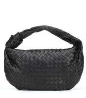Маленькая кожаная сумка-тоут Jodie Bottega Veneta, черный 2124674