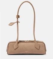 Le Teckel Маленькая сумка через плечо с эффектом крокодила Alaïa, Grege 25641525