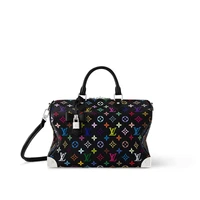 LOUIS VUITTON Сумка X Takashi Murakami Speedy Soft 30 черная разноцветная 27975314