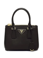 Мини-сумка Galleria из сафьяновой кожи Prada, черный 25851867