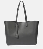 Сумка с короткими ручками Shopping E/W Saint Laurent, серый 2109510