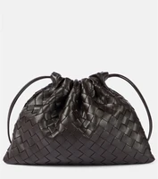 Пыльник Маленькая кожаная сумочка-клатч Bottega Veneta, Fondant-Gold 25642004