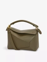 Сумка кросс-боди мини Loewe Small Leather Puzzle Edge Shoulder mini, зеленый 29413437