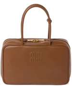 Кожаная сумка Miu Miu Beau, коричневый 18031874