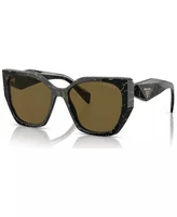 Круглые женские солнцезащитные очки Symbole, PR 19ZS PRADA, черный 17565044