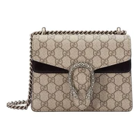 Мини-сумка Gucci Dionysus GG Supreme, бежевая 21158093