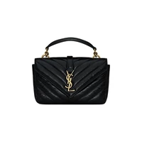 Сумка Saint Laurent College Mini Chain Bag, цвет Noir 15110403