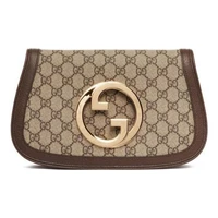 Сумка Gucci Blondie Shoulder Bag, бежевый 21096219