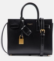 Сумка-тоут Sac De Jour Nano из кожи Saint Laurent, черный 2109382