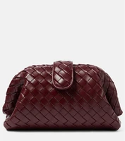 Кожаный клатч Lauren 1980 Intrecciato Bottega Veneta, Barolo-M Brass 25641937