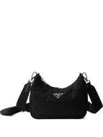 Дутая сумка на плечо Re-Nylon Prada, черный 25895622