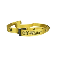 Off-White Промышленный ремень с новым логотипом, Желтый 4775871