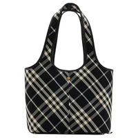 Хлопковая сумка через плечо Burberry унисекс, черная 26467348