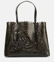 Кожаная сумка-тоут Le Mina 32 New Vienne Alaïa, черный 2115076