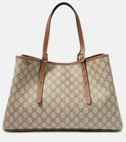 Большая сумка GG Emblem с кожаной отделкой Gucci 25642100