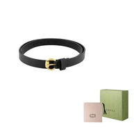 Ремень Gucci Leather женский, черный 14015380