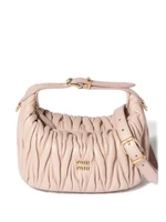 Стеганая сумка-тоут Wander размера мини MIU MIU, розовый 26680935