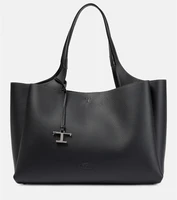 Кожаная большая сумка apa среднего размера Tod'S, черный 5982007