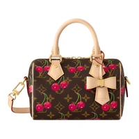 LOUIS VUITTON Сумка-спид Takashi Murakami Cherry Speedy Bandouliere 20 коричневая монограмма 27975194
