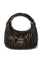 Стеганая сумка на плечо Wander MIU MIU, коричневый 26680938