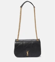 Миниатюрная кожаная сумка через плечо jamie 4.3 Saint Laurent, черный 6956294