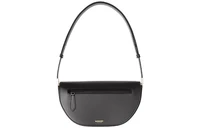Черная кожаная сумка Burberry Olympia 26466891