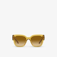 VE4437U солнцезащитные очки в оправе-подушке из ацетата Versace, желтый 6394435