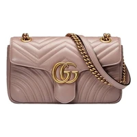Сумка Gucci GG Marmont Matelass? Shoulder Bag, пыльная роза 21158595
