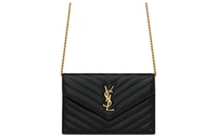 SAINT LAURENT Сумка через плечо женская черная 28011664