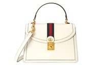 GUCCI Сумка через плечо Ophidia из кожи маленькая женская белая 27945582