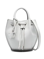 Tod's сумка-ведро размера мини с логотипом, серый 20954039