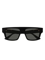 Солнцезащитные очки Gucci, прямоугольные, черные 28682788